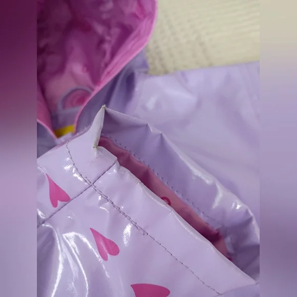 Kidorable Purple and Pink Ballerina Raincoat - Picture 3 of 10
